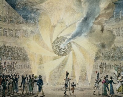 Vuurwerk door Antoine Jean Baptiste Thomas